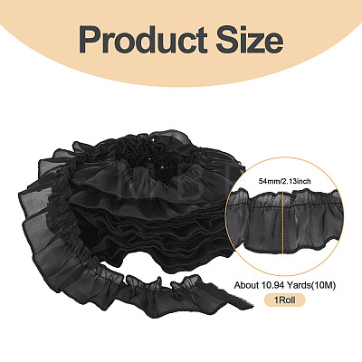 Polyester Lace Ribbon OCOR-TAC0035-25B-1