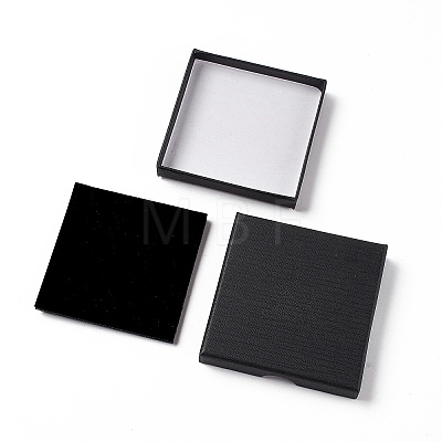 Paper with Sponge Mat Necklace Boxes LS-OBOX-G018-01B-02-1