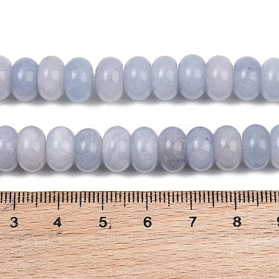 Dyed Natural White Jade Beads Strands G-G107-A37-01-1