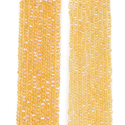 Electroplate Glass Beads Strands LS-EGLA-A044-T2mm-L03-1