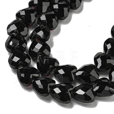 Natural Obsidian Beads Strands G-P544-E02-01-1