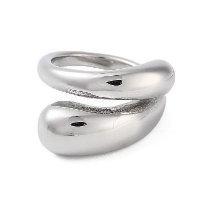 Non-Tarnish 304 Stainless Steel Rings for Women RJEW-K270-05A-P-1