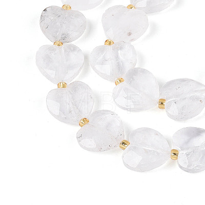 Natural Quartz Crystal Beads Strands G-P592-B19-01-1