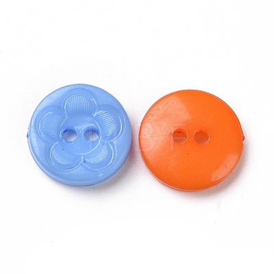 Acrylic Sewing Buttons for Clothes Design BUTT-E083-F-M-1