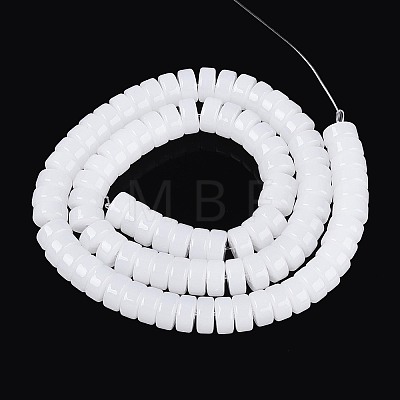 Imitation Jade Glass Beads Strands GLAA-N026-3x6mm-J01-1