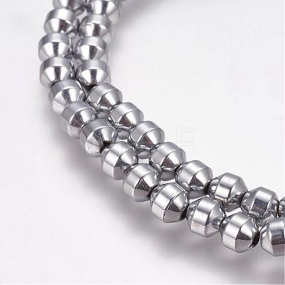 Grade AA Magnetic Synthetic Hematite Bead Strands G-G652-29D-1