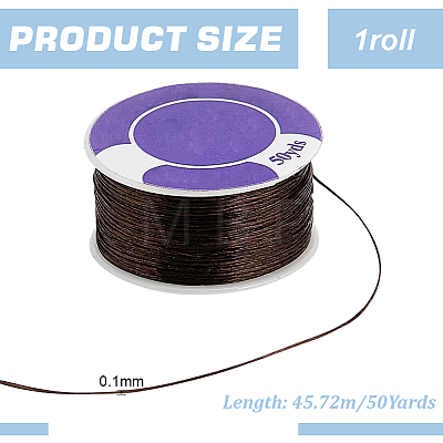 50 Yards Nylon Wire DIY-WH0568-65B-1