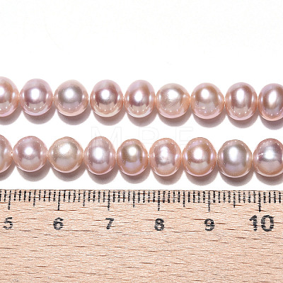 Natural Cultured Freshwater Pearl Beads Strands PEAR-N016-07B-02-1