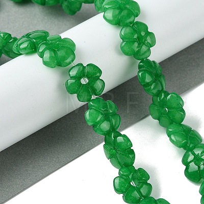 Dyed Natural Malaysia Jade Beads Strands G-H023-B18-01-1