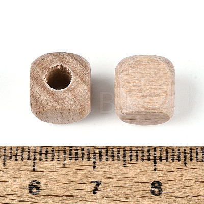 Beech Wood European Beads WOOD-T033-09A-1