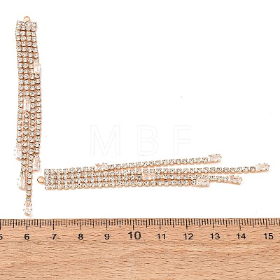Brass Micro Pave Clear Cubic Zirconia Big Pendants CU-CBAEC99-02G-1