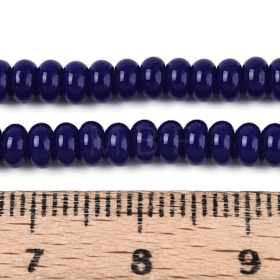 Opaque Spray Painted Glass Beads GLAA-ZX008-4mm-18P-1