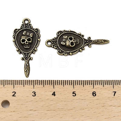 Tibetan Style Alloy Pendants FIND-C043-015AB-1