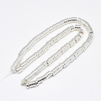 Electroplate Non-magnetic Synthetic Hematite Beads Strands G-Q465-37S-1