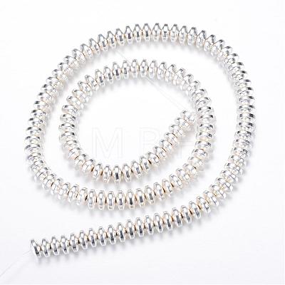 Electroplate Non-magnetic Synthetic Hematite Bead Strands G-Q465-20S-1