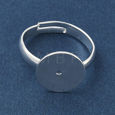 Adjustable Brass Pad Ring Settings KK-K414-10B-S-1
