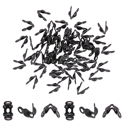 Unicraftale 50Pcs Ion Plating(IP) 304 Stainless Steel Bead Tips STAS-UN0038-02-1