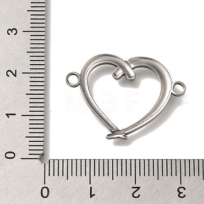 304 Stainless Steel Connector Charms STAS-H223-27AS-1