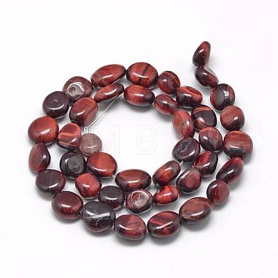 Natural Red Tiger Eye Beads Strands G-R445-8x10-30-1