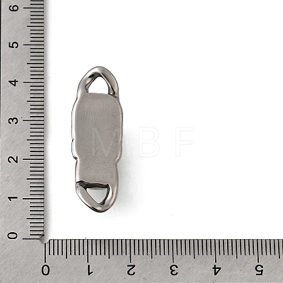 304 Stainless Steel Connector Charms STAS-M119-06A-AS-1