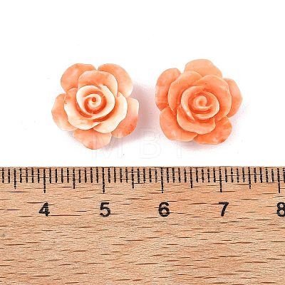 Dyed Synthetic Coral Carved Beads CORA-C004-01A-1