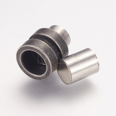 304 Stainless Steel Magnetic Clasps STAS-E144-052B-1