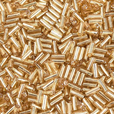 Tube Glass Bugle Beads X-SEED-R011-22-1