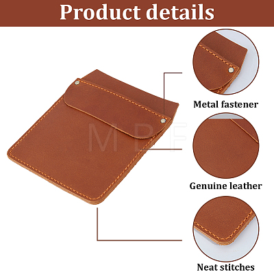 Cowhide Pocket Sleeve for Pens and Tools DIY-WH20007-781A-1