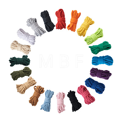 Beadthoven 60M 20 Colors Cotton Thread OCOR-BT0001-04-1