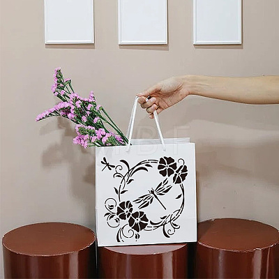 PET Hollow Out Drawing Painting Stencils DIY-WH0405-0055-1