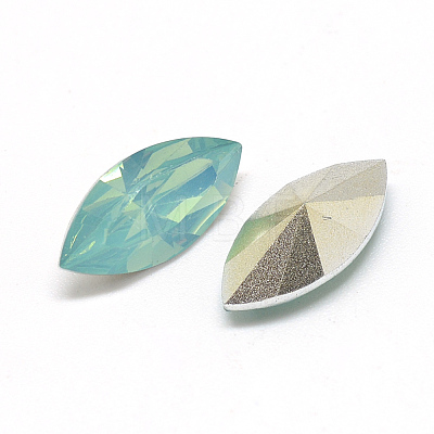 Pointed Back Resin Rhinestone Cabochons RESI-T016-4x15mm-A20-1