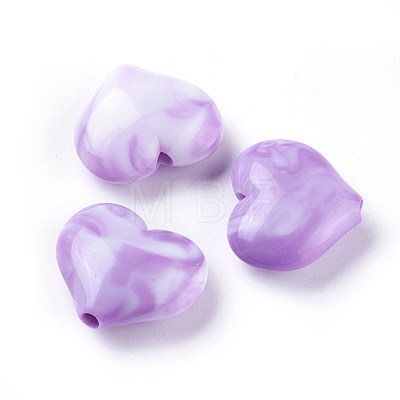 Acrylic Imitation Gemstone Beads MACR-E205-09I-1