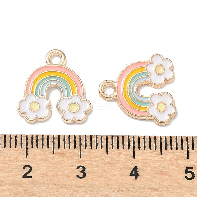 Easter Alloy Enamel Pendants ENAM-I055-01KCG-02-1
