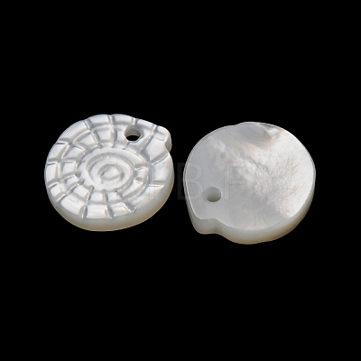Natural White Shell Pendants SH-CBA2978-24-1