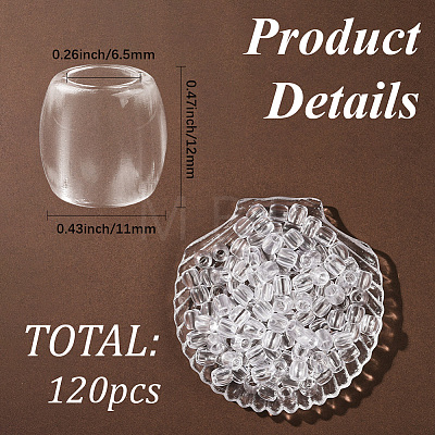120Pcs Opaque Resin Beads FIND-SC0019-26C-1