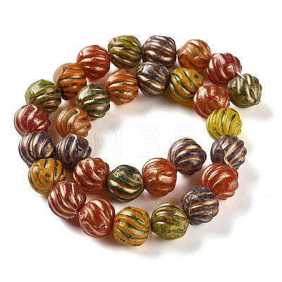 Painted Glass Bead Strands FIND-H023-09-1