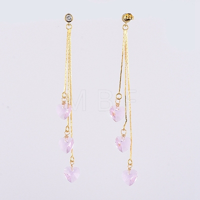 Stud Earrings & Pendant Necklaces Sets SJEW-JS01075-01-1