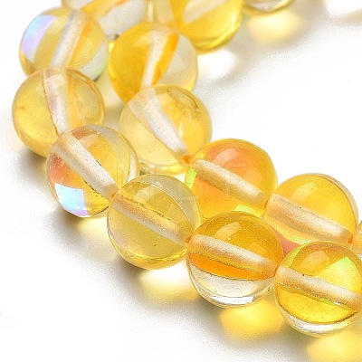 Transparent Glass Beads GLAA-B022-8mm-06-1