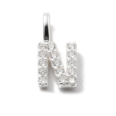 925 Sterling Silver with Cubic Zirconia Charms STER-Q004-01N-S-1