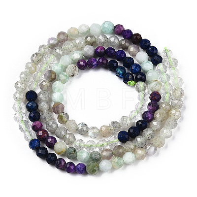 Natural Mixed Gemstone Beads Strands G-D080-A01-02-18-1