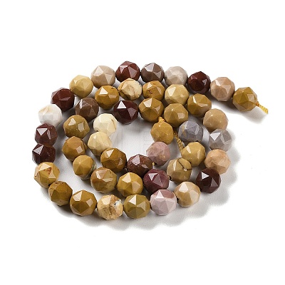 Natural Mookaite Beads Strands G-NH0021-A13-01-1