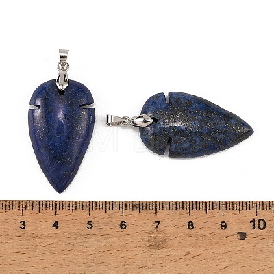 Natural Lapis Lazuli Pendants G-H359-04P-05-1