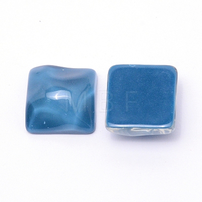 Opaque Resin Cabochons Accessories RESI-WH0011-30C-1