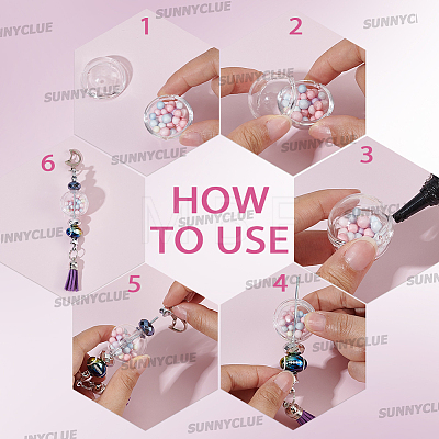 20Pcs Transparent Acrylic Beads TACR-SC0002-80A-1