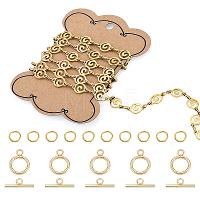 DIY Chain Necklace/Bracelets Kits DIY-TA0015-95G-1