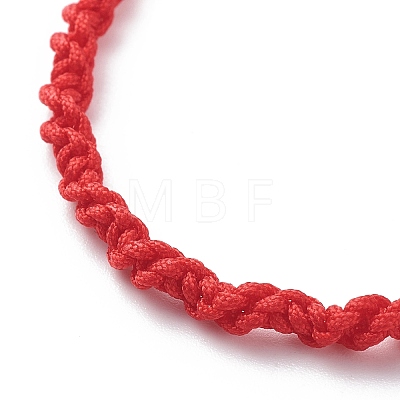 2Pcs 2 Style Nylon Braided Cord Bracelets BJEW-JB08806-1