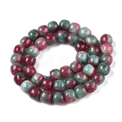 Dyed Natural White Jade Beads Strands G-T138-D05-1