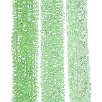 Electroplate Glass Beads Strands EGLA-A044-J6mm-B01-1