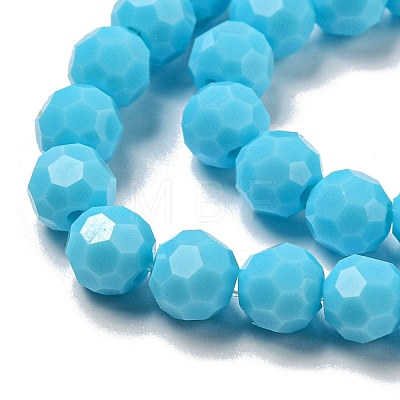 Opaque Glass Beads Stands EGLA-A035-P6mm-D08-1