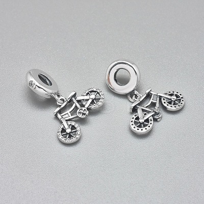 925 Sterling Silver European Dangle Charms STER-I019-52AS-1